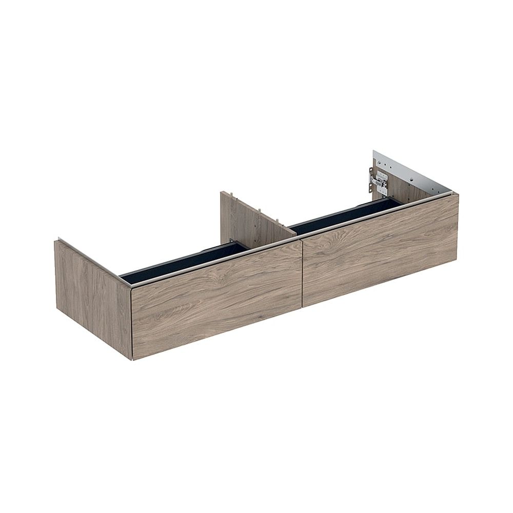 Geberit ONE Unterschrank für Waschtisch, 2 Schubladen, Waschtisch 135cm, H 26,6cm T ... GEBERIT-505076006 4025410630377 (Abb. 1)