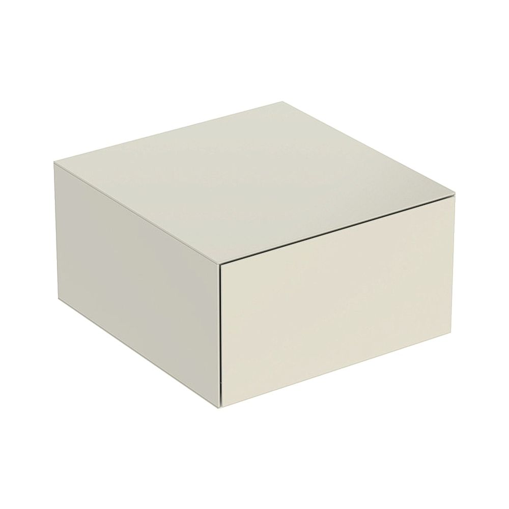 Geberit ONE Seitenschrank 1 Schublade, 45x24,5x47cm, Sandgrau hochglanz... GEBERIT-505078004 4025410630490 (Abb. 1)