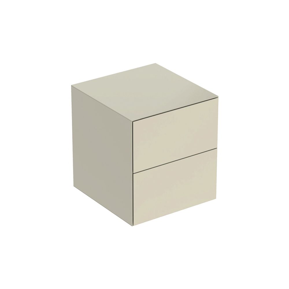 Geberit ONE Seitenschrank 2 Schubladen, 45x49,2x47cm, Sandgrau hochglanz... GEBERIT-505077004 4025410630421 (Abb. 2)