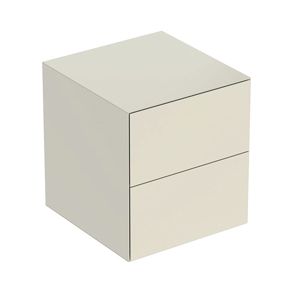 Geberit ONE Seitenschrank 2 Schubladen, 45x49,2x47cm, Sandgrau hochglanz... GEBERIT-505077004 4025410630421 (Abb. 1)