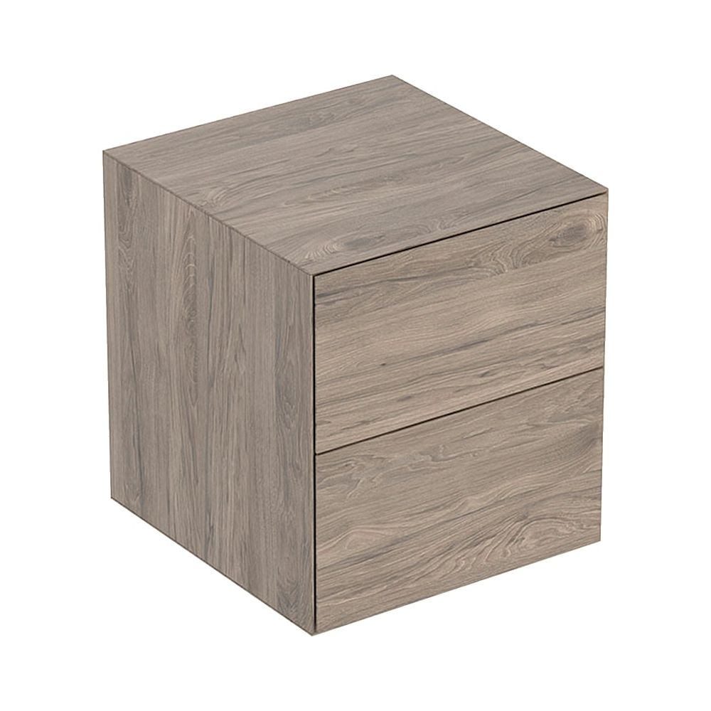 Geberit ONE Seitenschrank 2 Schubladen, 45x49,2x47cm, Nussbaum hickory... GEBERIT-505077006 4025410630445 (Abb. 1)