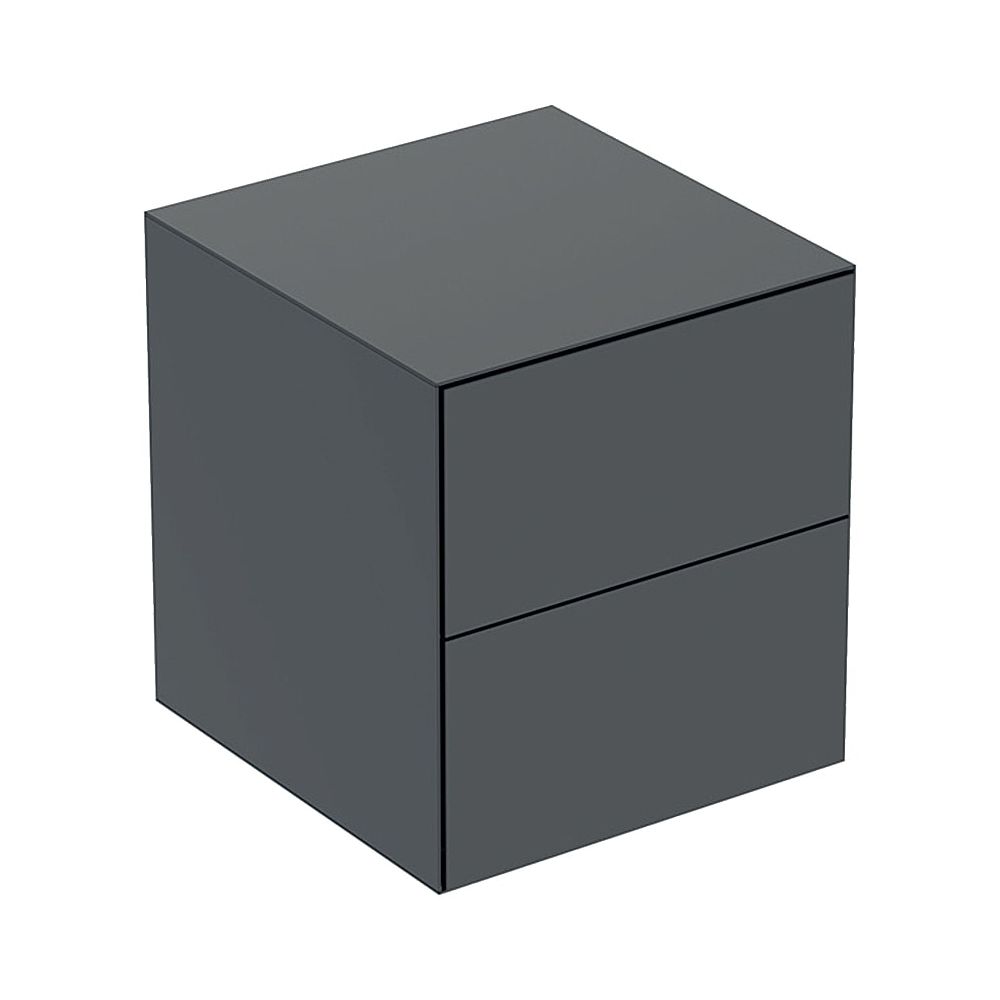 Geberit ONE Seitenschrank 2 Schubladen, 45x49,2x47cm, Mattschwarz... GEBERIT-505077008 4025410646545 (Abb. 1)
