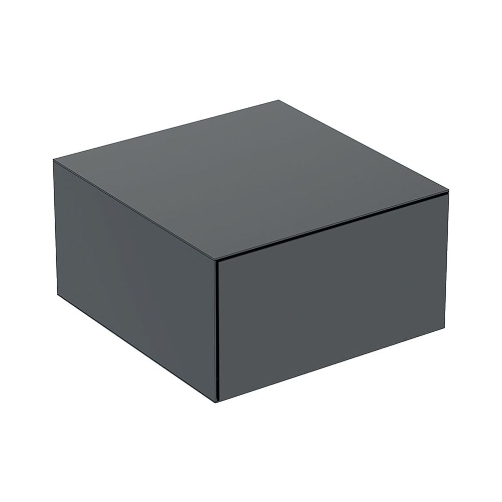 Geberit ONE Seitenschrank 1 Schublade, 45x24,5x47cm, Mattschwarz... GEBERIT-505078008 4025410646552 (Abb. 1)