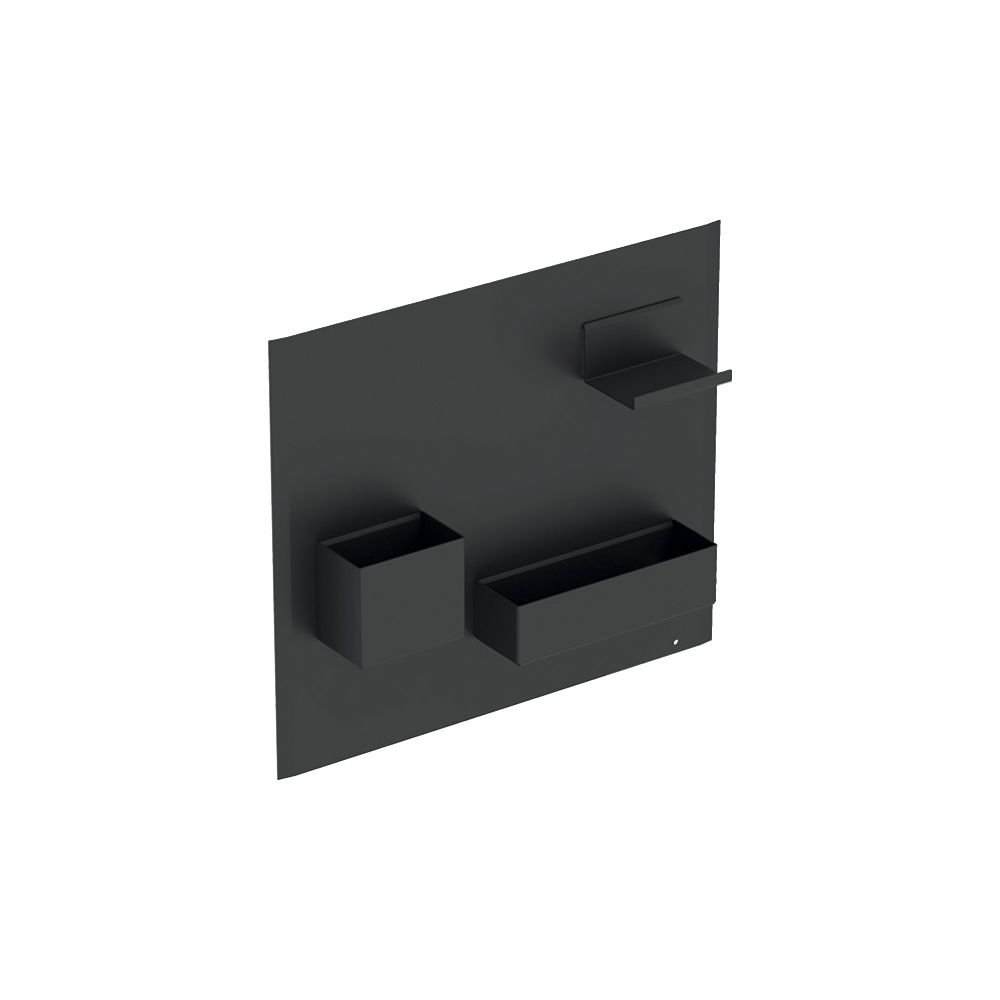 Geberit Magnettafel mit Stauboxen Lava/pulverbeschichtet matt, Lava pulverbeschichte... GEBERIT-500649JK2 4022009355055 (Abb. 2)