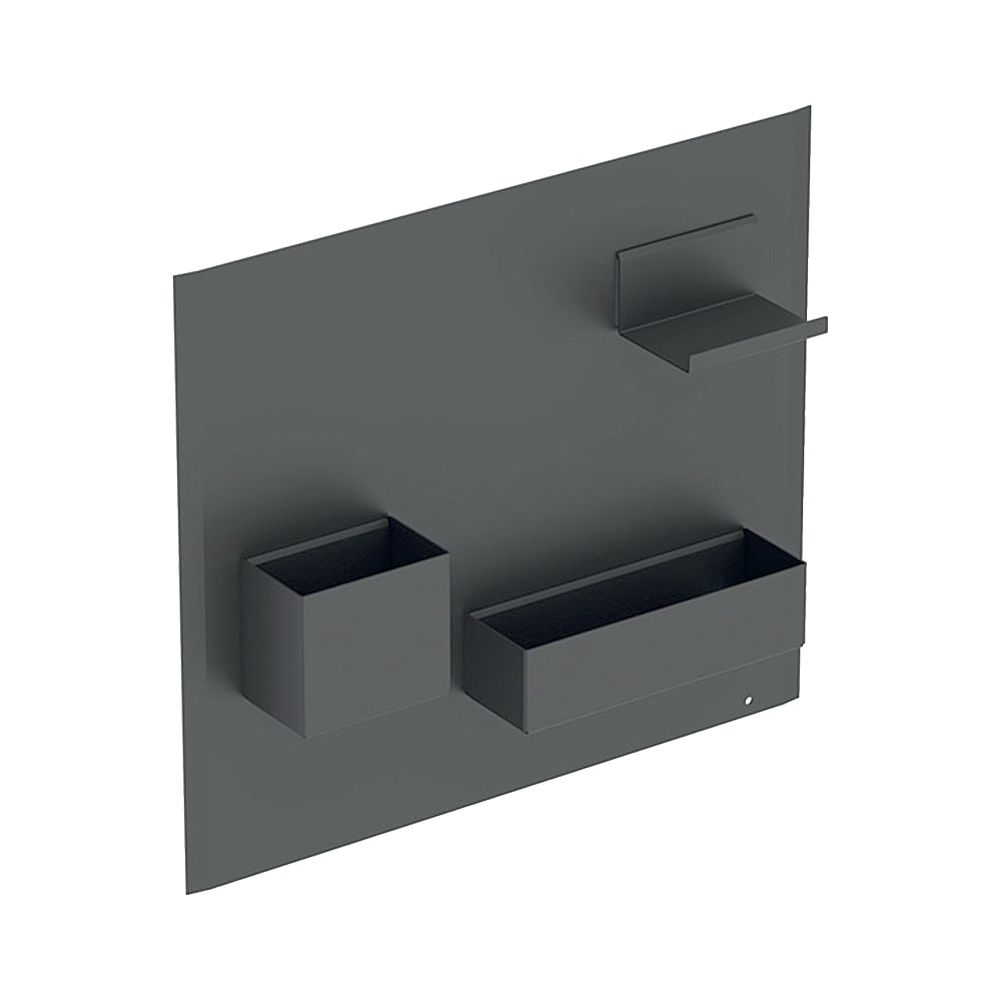 Geberit Magnettafel mit Stauboxen Lava/pulverbeschichtet matt, Lava pulverbeschichte... GEBERIT-500649JK2 4022009355055 (Abb. 1)