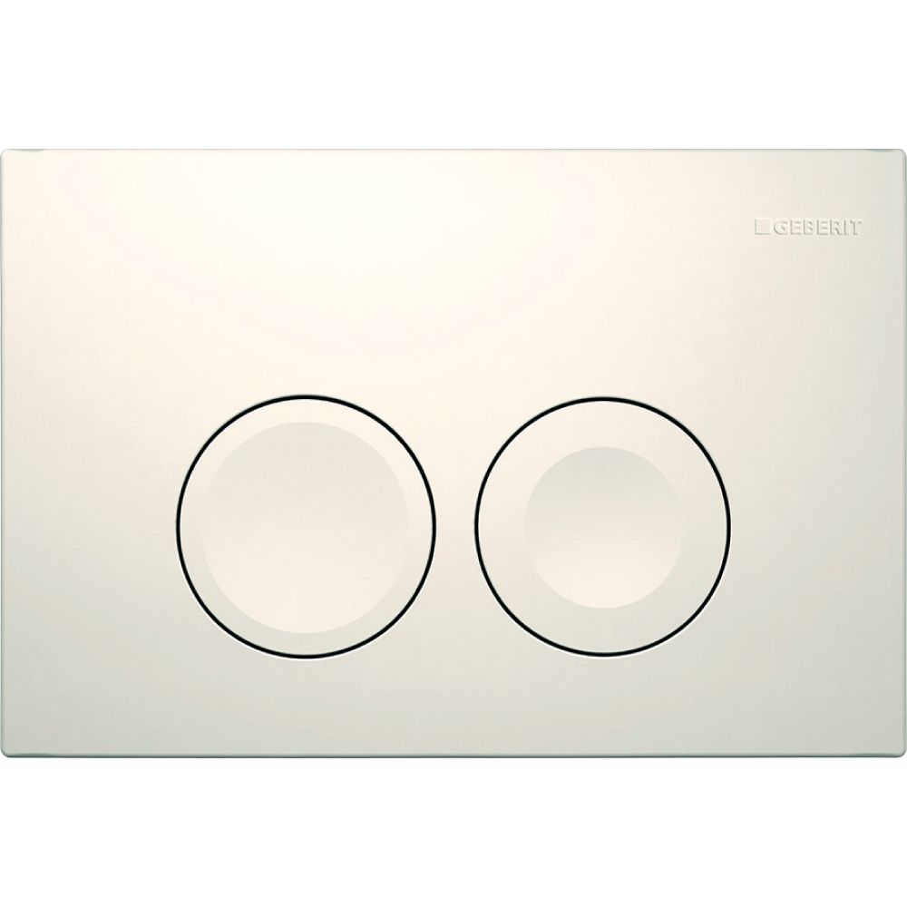 Geberit Delta 25 Drückerplatte, 2-Mengen-Spülung, Weiß... GEBERIT-115125115 4025410652782 (Abb. 2)