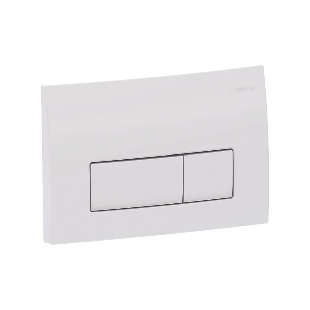 Geberit Betätigungsplatte Delta50, 2-Mengen-Spülung, 24,6x16,4x2,3cm, Kunststoff, We... GEBERIT-115105115 4025410653147 (Abb. 3)