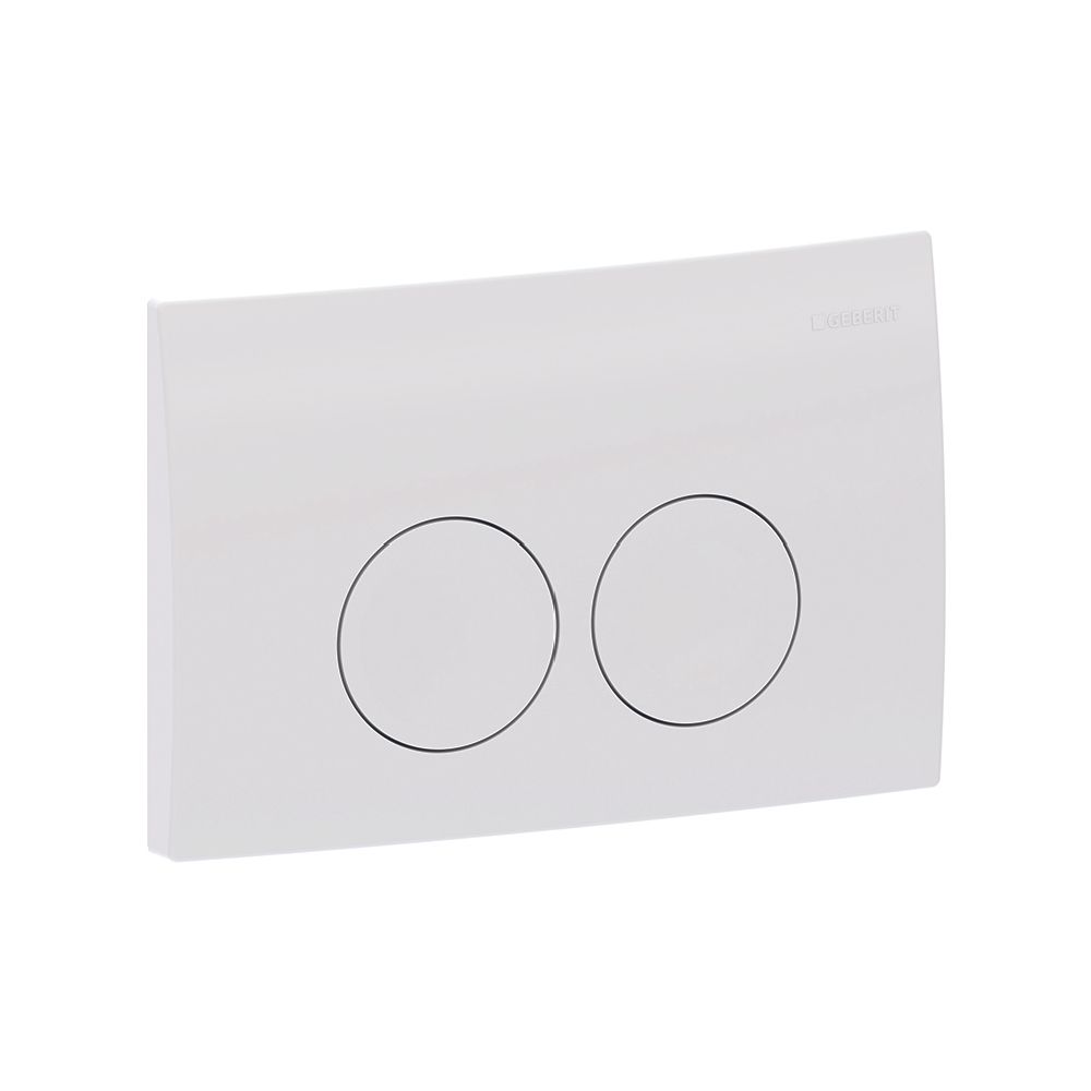 Geberit Betätigungsplatte Delta25, 2-Mengen-Spülung, 24,6x16,4x3,1cm, Kunststoff, We... GEBERIT-115125115 4025410652782 (Abb. 3)