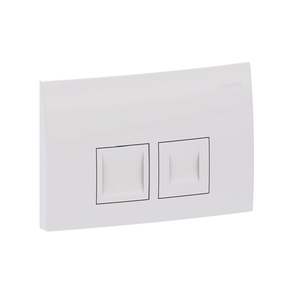 Geberit Betätigungsplatte Delta25, 2-Mengen-Spülung, Kunststoff, Weiß... GEBERIT-115135115 4025410653000 (Abb. 3)