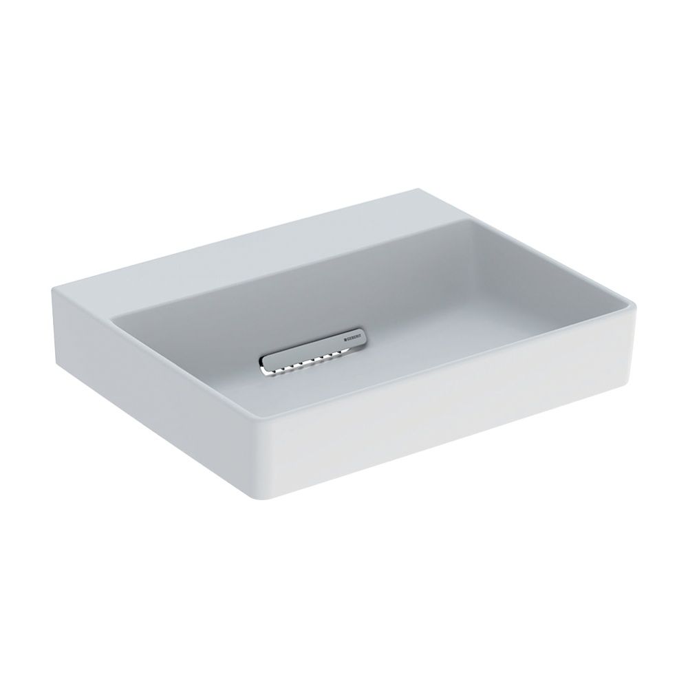 Geberit ONE Aufsatzwaschtisch rechteckig, Abgang horizontal, 50cm T 41cm o. Hahnloch... GEBERIT-505025001 4025410593801 (Abb. 2)