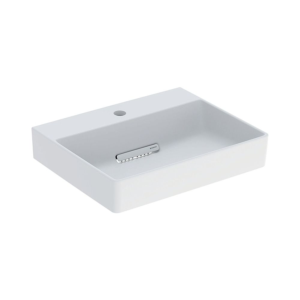 Geberit ONE Aufsatzwaschtisch rechteckig, Abgang horizontal 50cm T 41cm Hahnloch mit... GEBERIT-505026001 4025410593818 (Abb. 1)