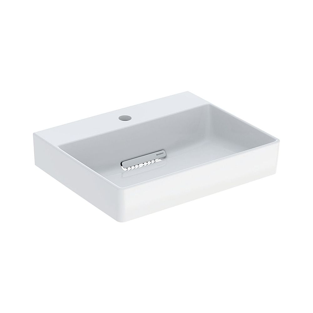 Geberit ONE Aufsatzwaschtisch rechteckig Abgang horiz. 50cm T 41cm Hahnloch mittig o... GEBERIT-505024001 4025410593795 (Abb. 1)