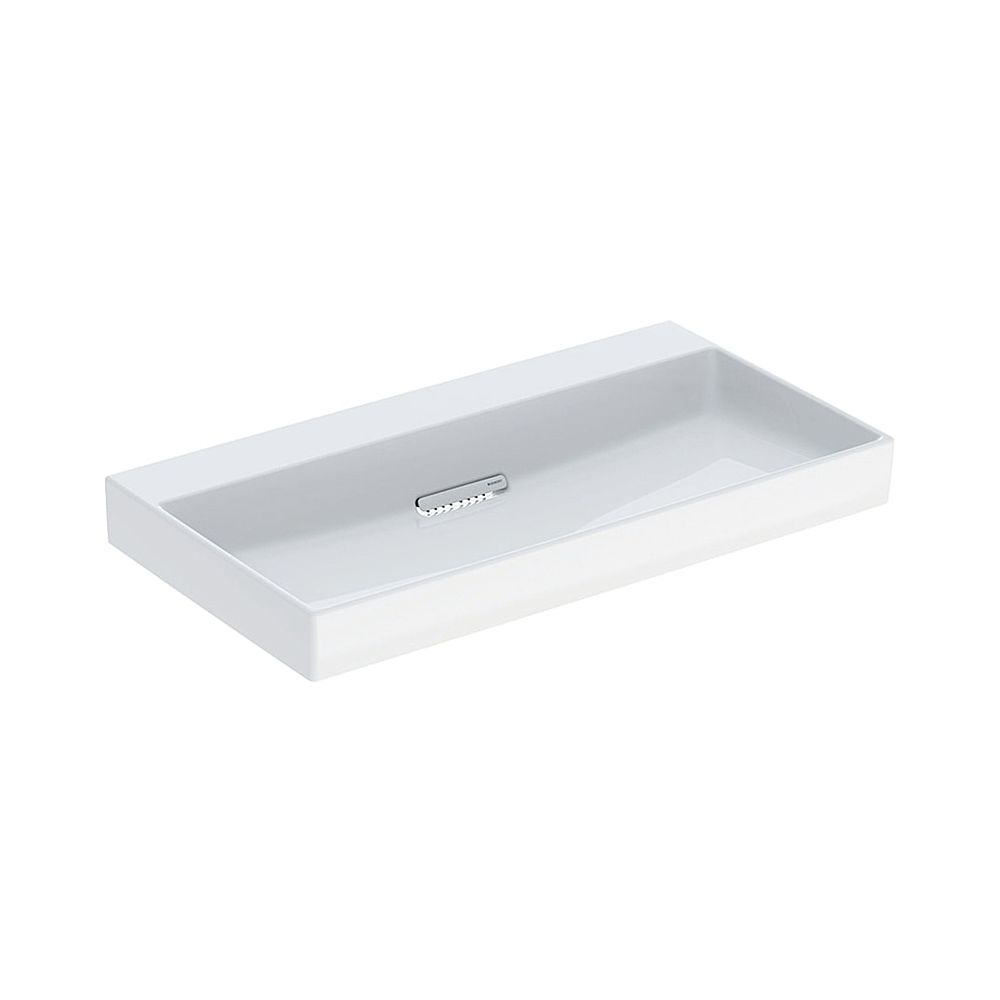 Geberit ONE Waschtisch Abgang horizontal, B 90cm, Tiefe 48cm, ohne Hahnloch, ohne Üb... GEBERIT-505037001 4025410593900 (Abb. 1)