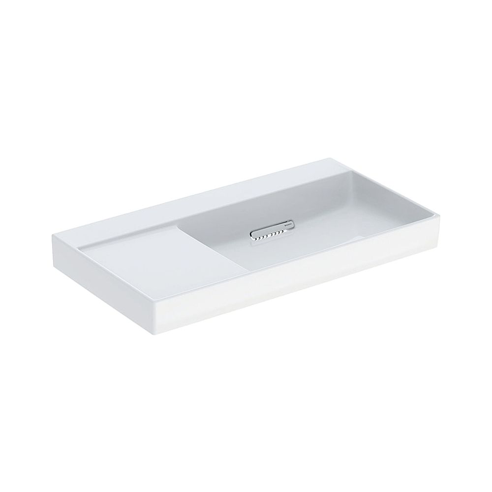 Geberit ONE Waschtisch Abgang horizontal Ablagefläche links 90cm T 48cm o. ohne Hahn... GEBERIT-505044001 4025410593955 (Abb. 1)
