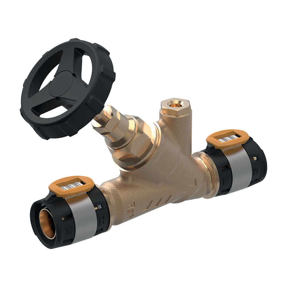 Geberit FlowFit Schrägsitz-Absperrventil CuSn4Zn2PS, d 50mm... GEBERIT-619835001 4025416603696 (Abb. 2)