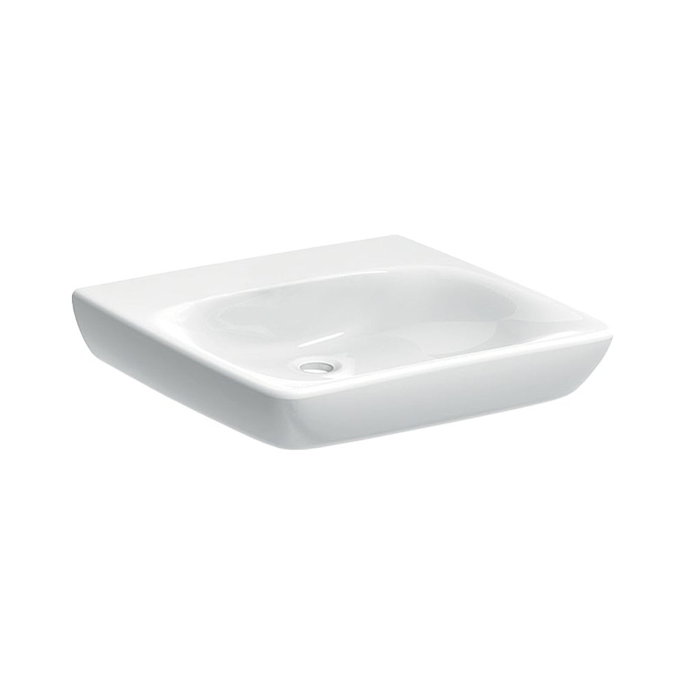 Geberit Renova Comfort Waschtisch barrierefrei, Breite 60cm, Tiefe 55cm, ohne Hahnlo... GEBERIT-501990008 4025410605252 (Abb. 1)