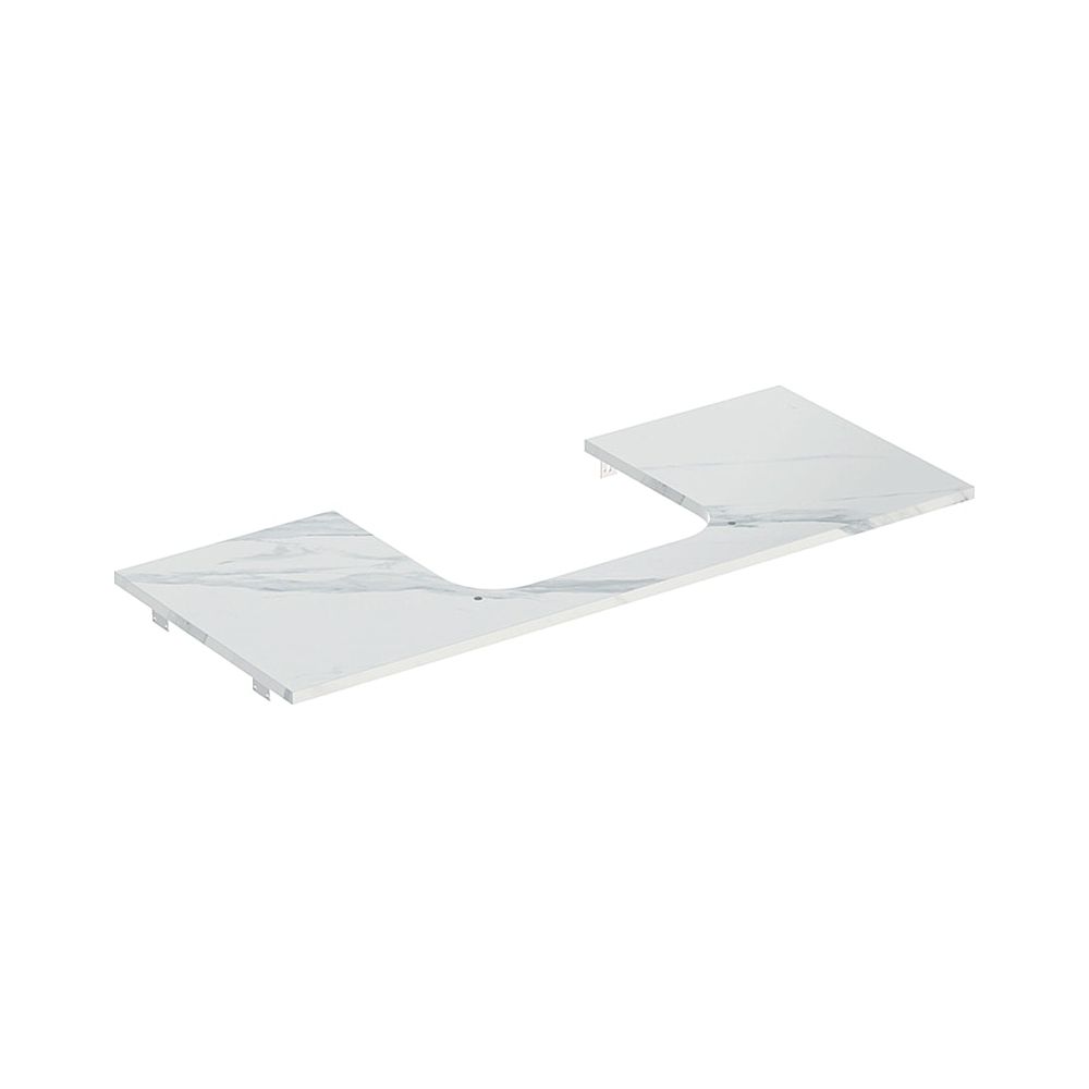 Geberit ONE Waschtischplatte Ausschnitt mittig, Steinzeug, für Aufsatzwaschtisch, 12... GEBERIT-505115001 4025410631015 (Abb. 1)