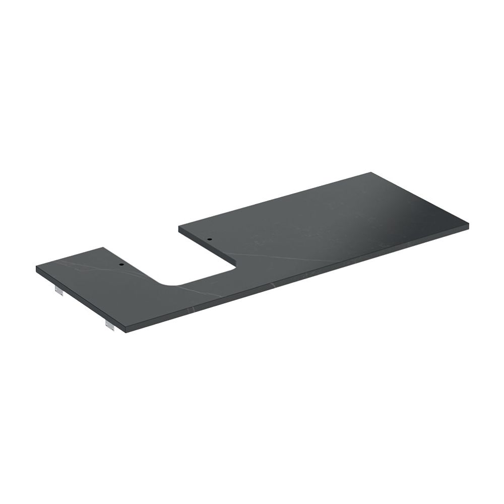 Geberit ONE Waschtischplatte Ausschnitt links Steinzeug für Aufsatzwaschtisch Schale... GEBERIT-505125002 4025410631107 (Abb. 2)