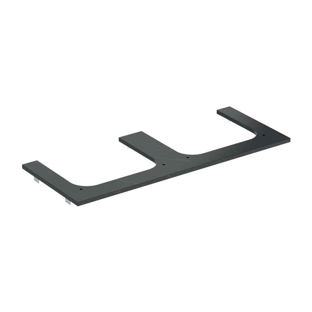 Geberit ONE Waschtischplatte Ausschnitt 2-fach, Steinzeug, für Aufsatzwaschtisch, 12... GEBERIT-505165002 4025410631305 (Abb. 2)