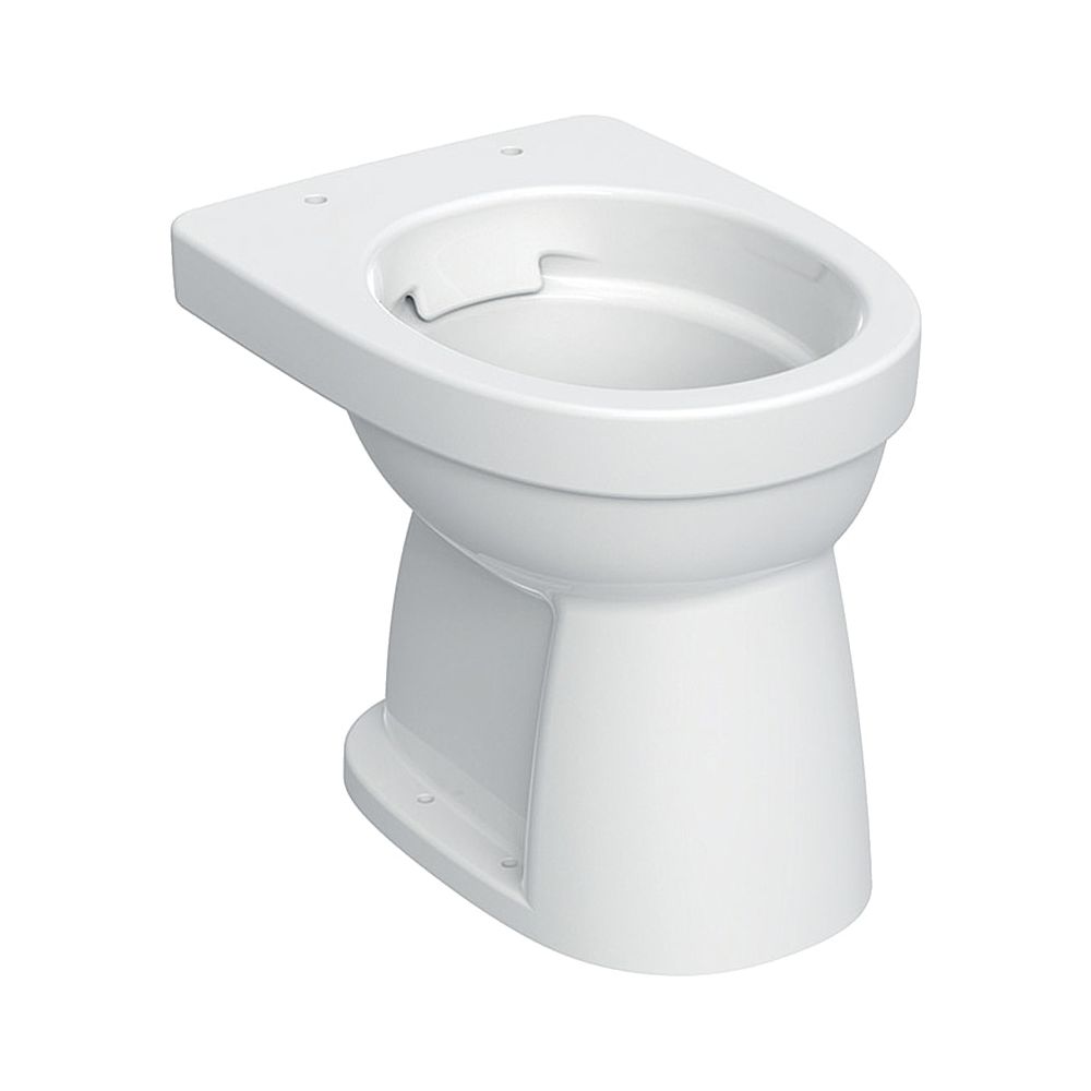 Geberit Renova Stand-WC Flachspüler, Abgang vertikal, Rimfree Tiefe 47cm, Weiß/KeraT... GEBERIT-501985008 4025410605085 (Abb. 1)