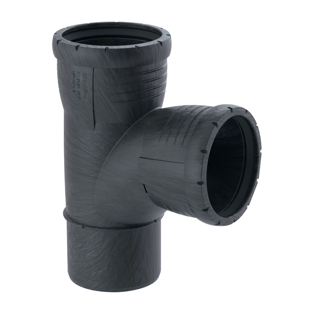 Geberit Silent-Pro Bogenabzweig 87,5 Grad d 110mm, d1 110mm... GEBERIT-393555141 4025416453109 (Abb. 2)