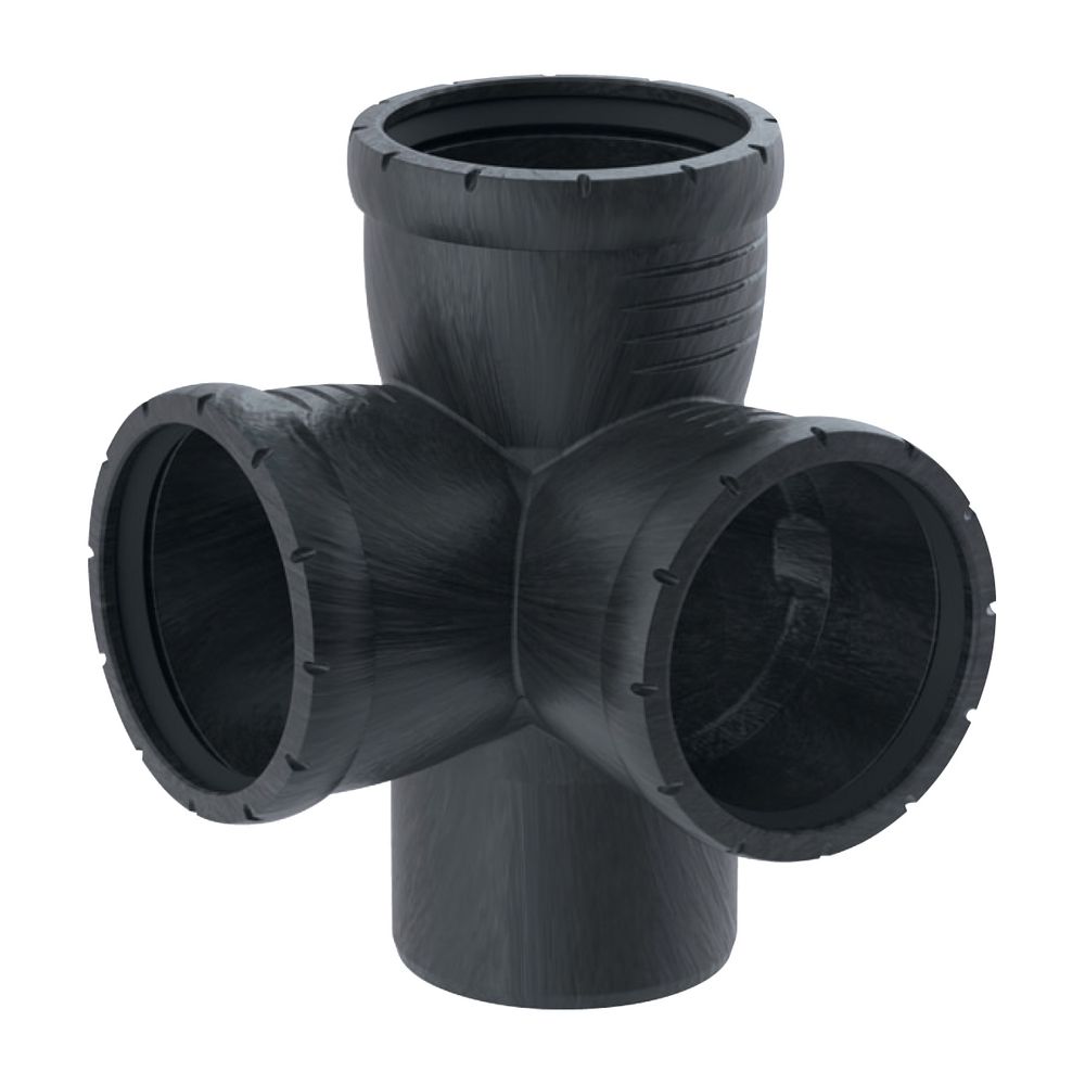 Geberit Silent-Pro Eckabzweig 87,5 Grad d 110mm, d1 110mm, d2 110mm... GEBERIT-393559141 4025416454397 (Abb. 2)