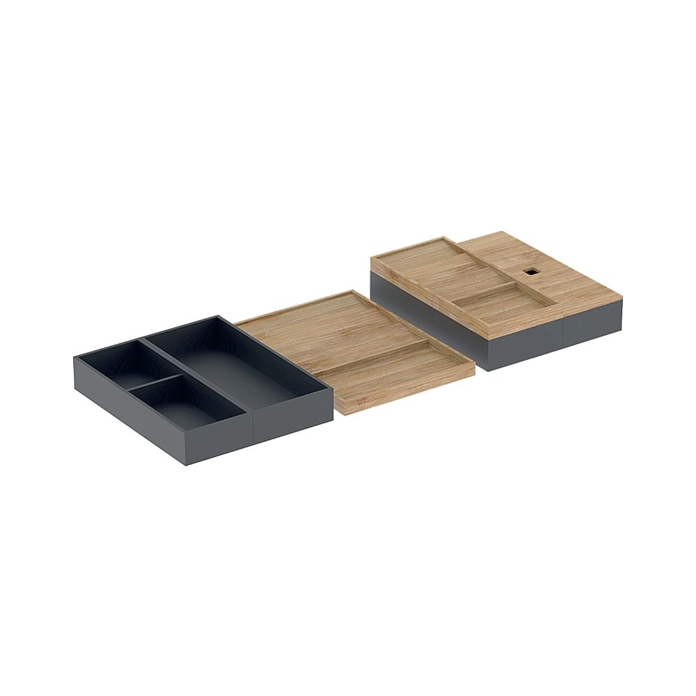 Geberit Set Schubladeneinsätze für obere Schublade Breite Waschtisch 90cm... GEBERIT-502351001 4025410944283 (Abb. 1)