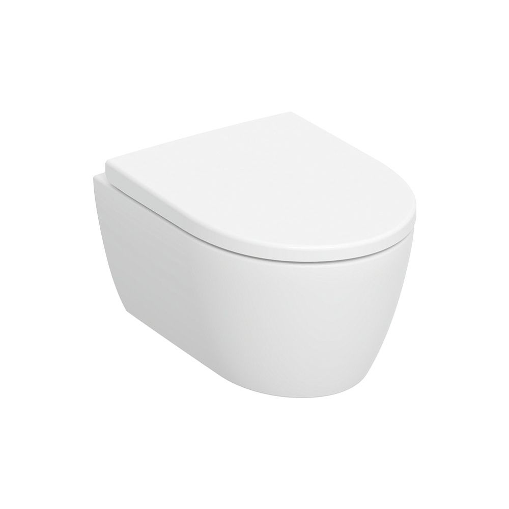 Geberit iCon Set Wand-WC Tiefspüler verkürzte Ausladung geschlossenes Keramikdesign,... GEBERIT-502381001 4025410627995 (Abb. 2)