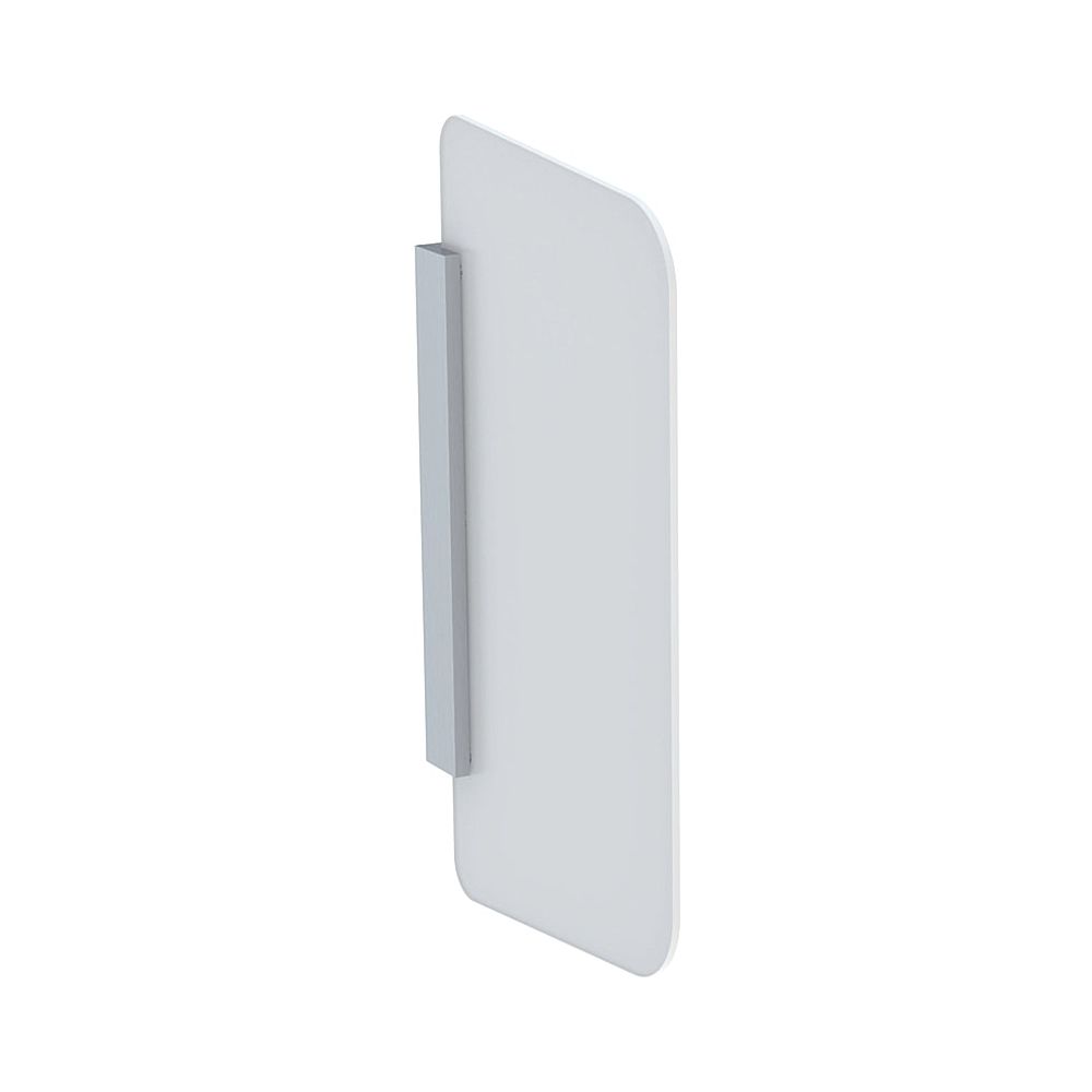 Geberit Urinaltrennwand Glas Halterung Aluminium gebürstet, Glas Weiß, satiniert... GEBERIT-115211TD1 4025416545590 (Abb. 1)