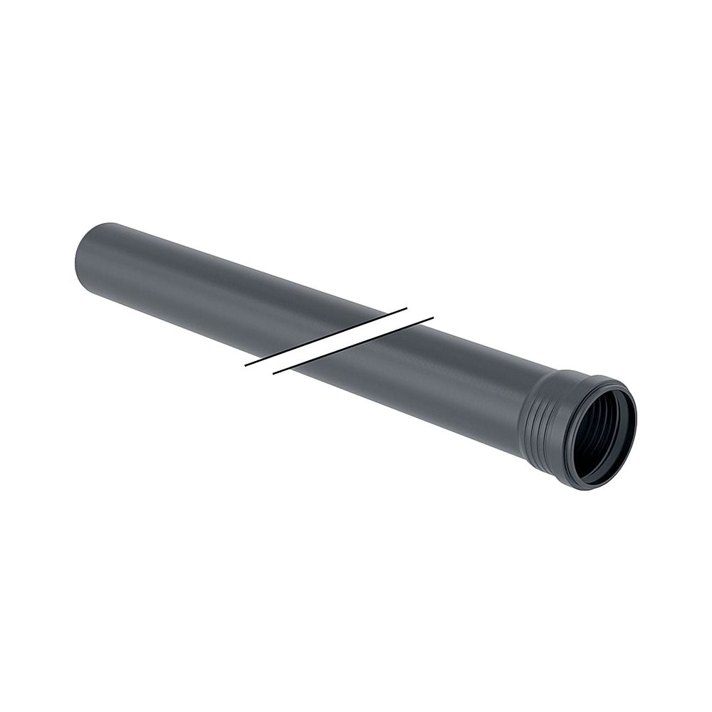 Geberit Silent-Pro Rohr mit Muffe Außendurchmesser 75mm, Länge 50cm ·  393302141 · Rohrsysteme ·