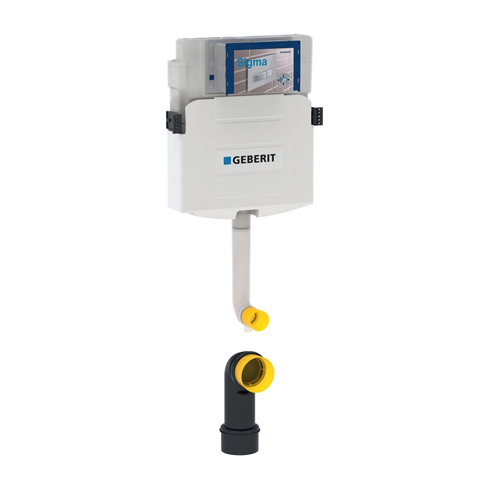 Geberit Sigma Unterputzspülkasten 12cm, 6 oder 3 Liter, Spülbogen gesteckt, mit Betä... GEBERIT-109302005 4025416724995 (Abb. 2)