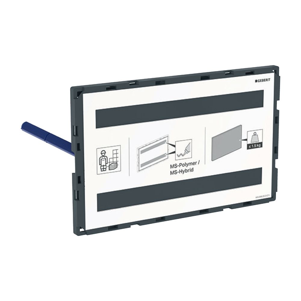 Geberit Omega Abdeckplatte flächenbündig Sonderanfertigung... GEBERIT-115087001 4025416485124 (Abb. 2)