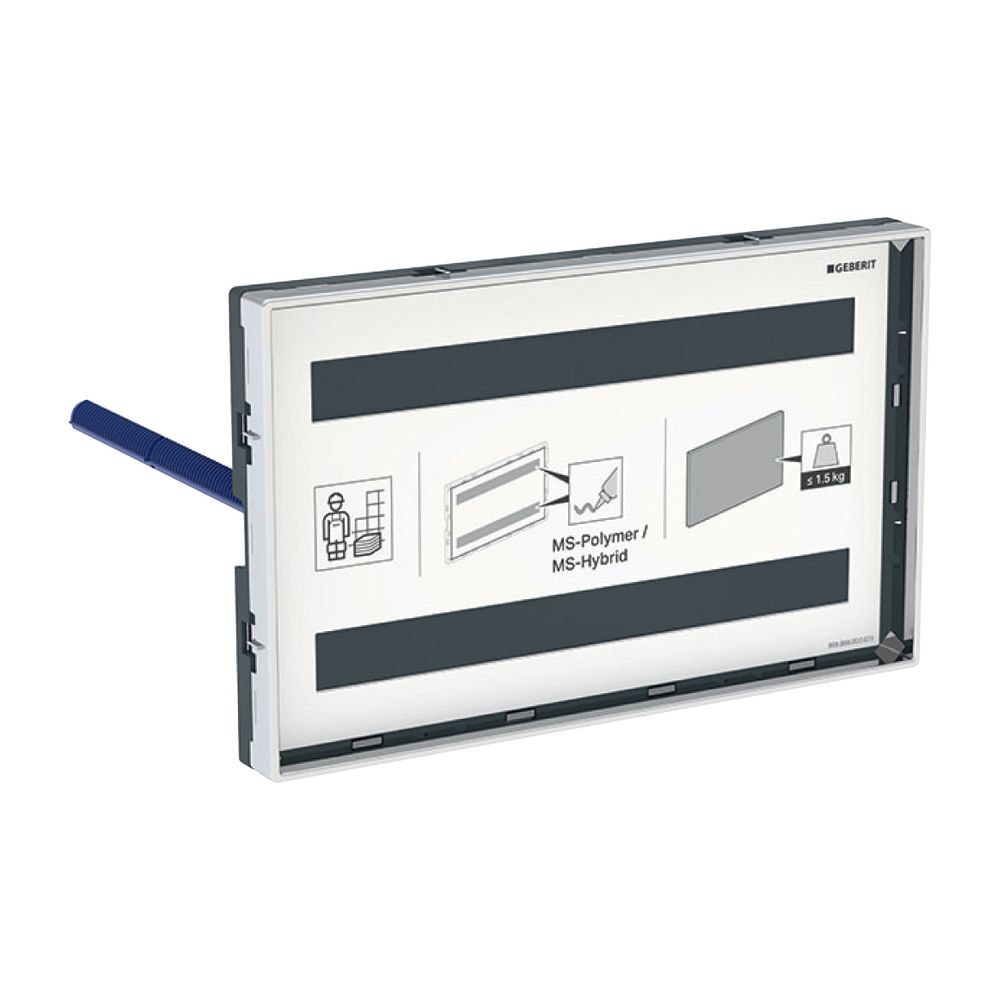 Geberit Omega Abdeckplatte flächenbündig, mit Sichtrahmen Sonderanfertigung... GEBERIT-115088001 4025416485353 (Abb. 2)
