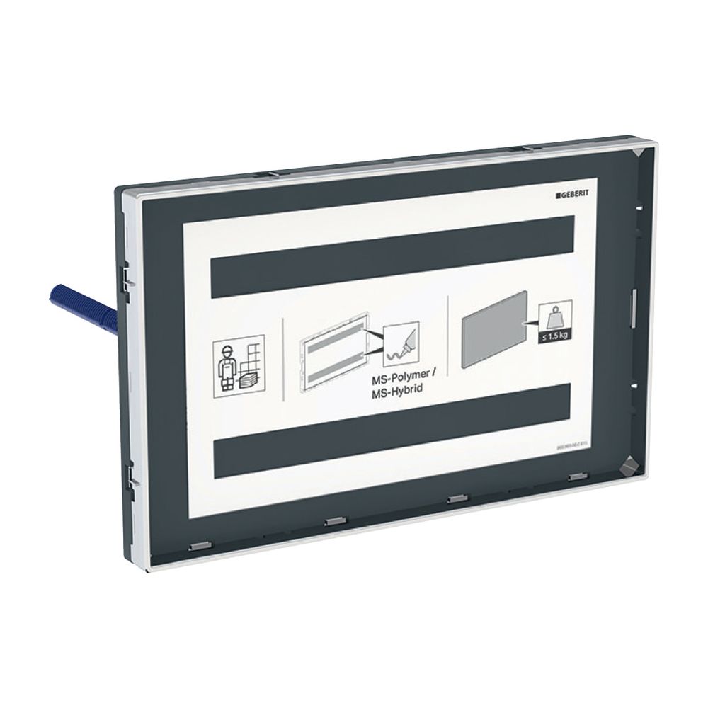 Geberit Sigma Abdeckplatte flächenbündig, mit Sichtrahmen Sonderanfertigung... GEBERIT-115697001 4025416544296 (Abb. 2)