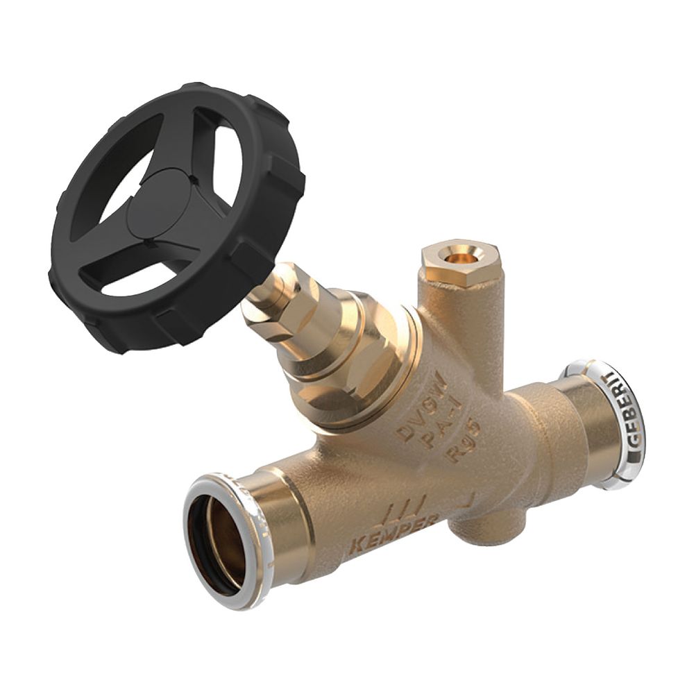 Geberit Mapress Schrägsitz-Absperrventil Außendurchmesser 18mm, 10 bar... GEBERIT-94883 4024723948834 (Abb. 2)