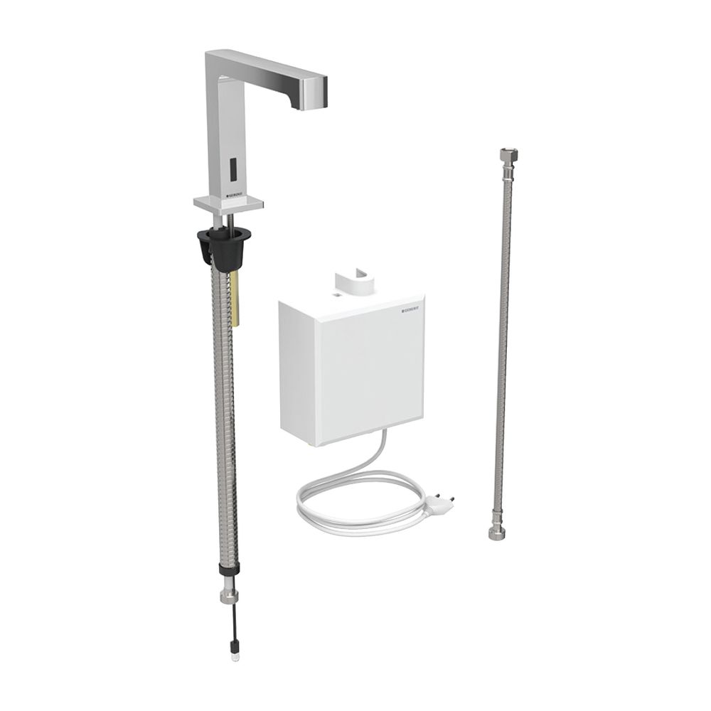 Geberit Brenta Waschtischarmatur Standmontage, Netzbetrieb, mit Aufputz-Funktionsbox... GEBERIT-116171211 4025416834038 (Abb. 2)