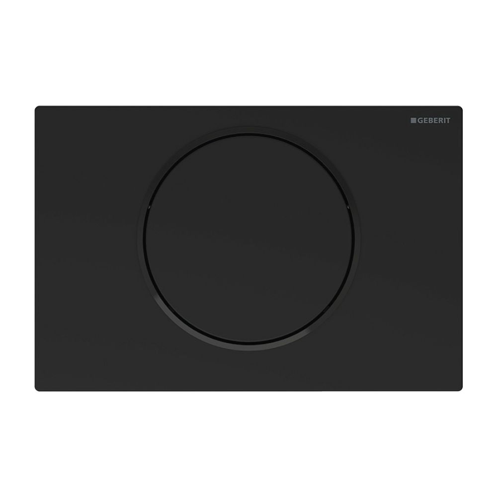 Geberit Sigma 10 Drückerplatte, für Spül-Stopp Spülung Round, Schwarz/Mattschwarz la... GEBERIT-115758165 4025410693235 (Abb. 2)