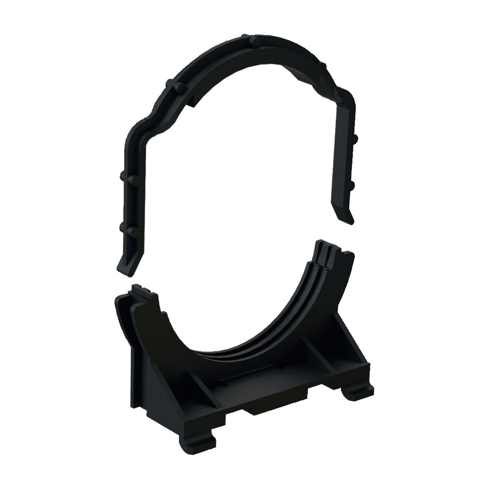Geberit Rohrschelle für Anschlussbogen für WC, Befestigungsabstand 48/95mm... GEBERIT-242012001 4025416753070 (Abb. 2)