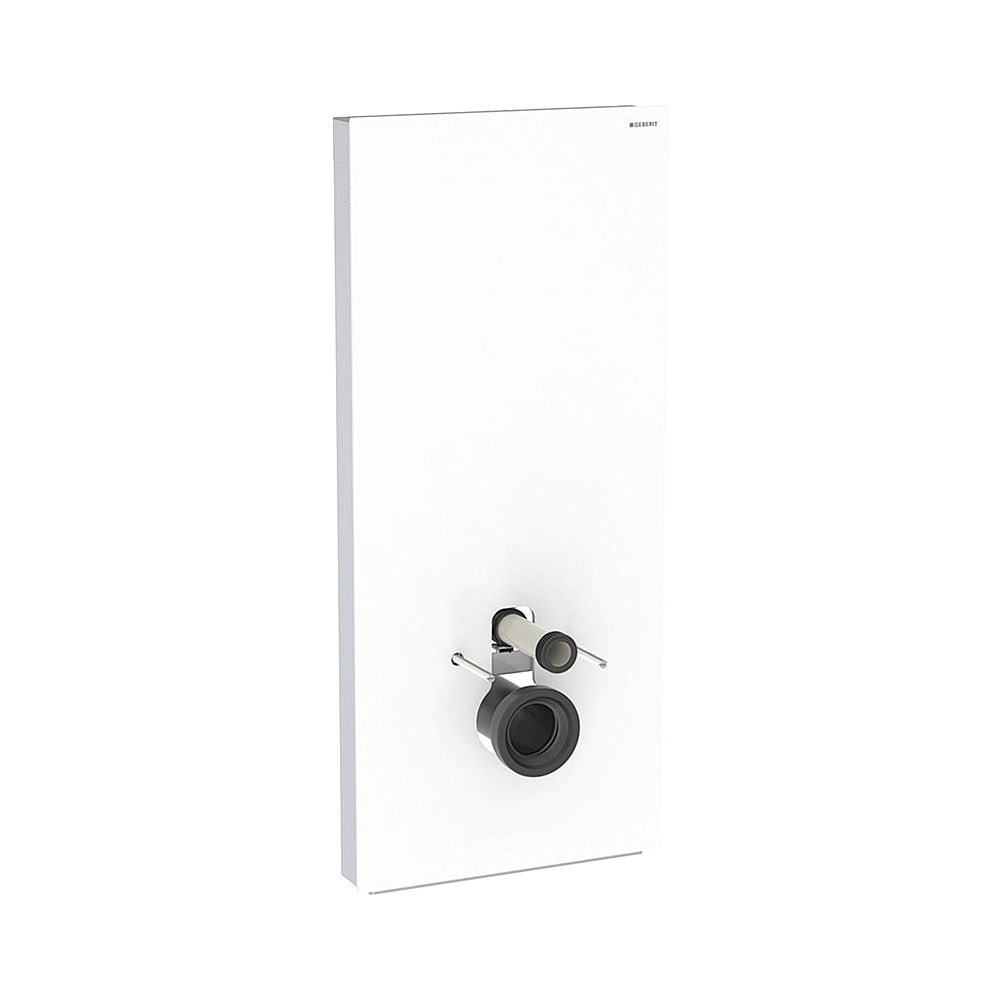 Geberit Monolith Sanitärmodul für Wand-WC, Höhe 114cm, Frontverkleidung aus Glas, Al... GEBERIT-131031SI5 4025416554394 (Abb. 1)