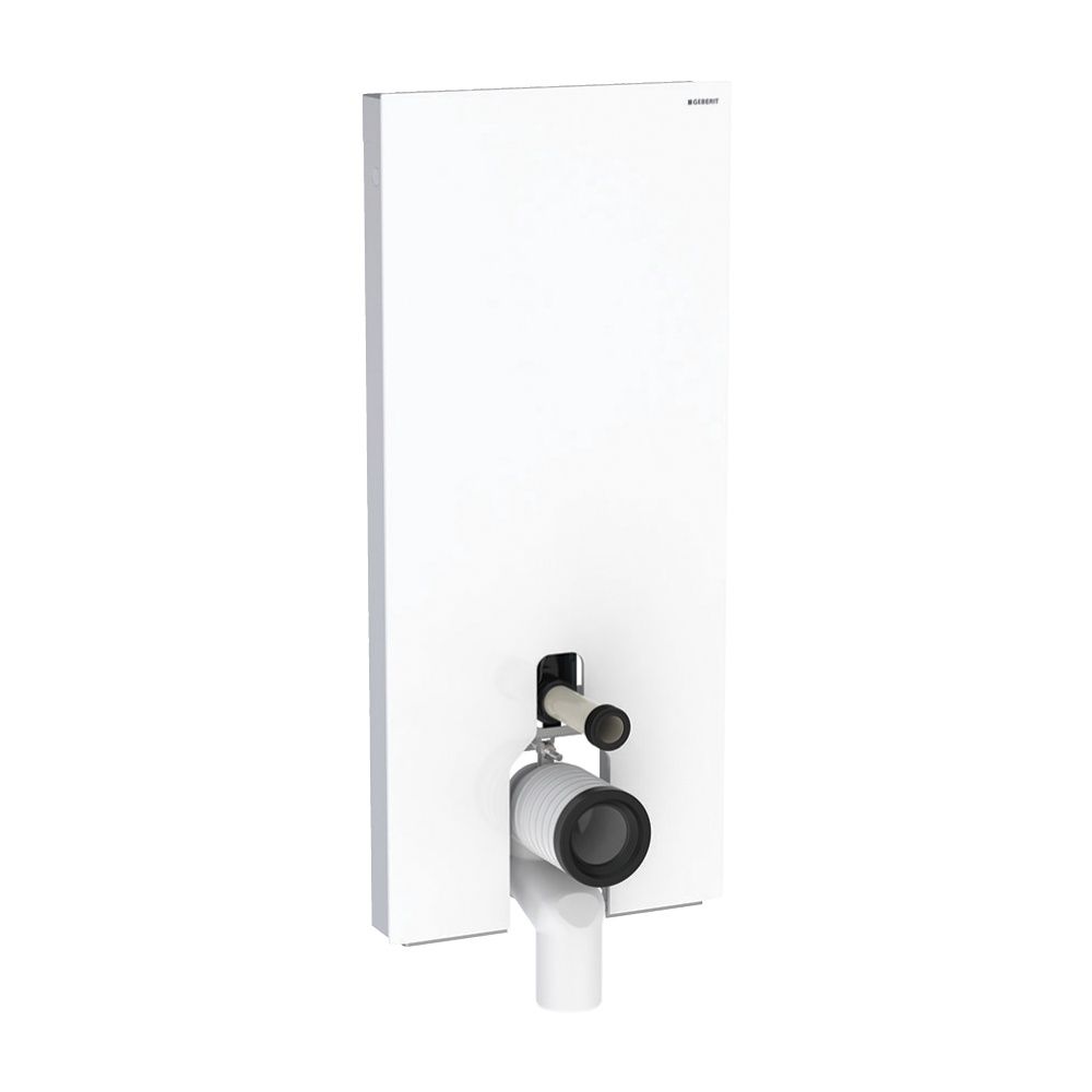 Geberit Monolith Sanitärmodul für Stand-WC, Höhe 114cm, Frontverkleidung aus Glas, A... GEBERIT-131033SI5 4025416554455 (Abb. 2)