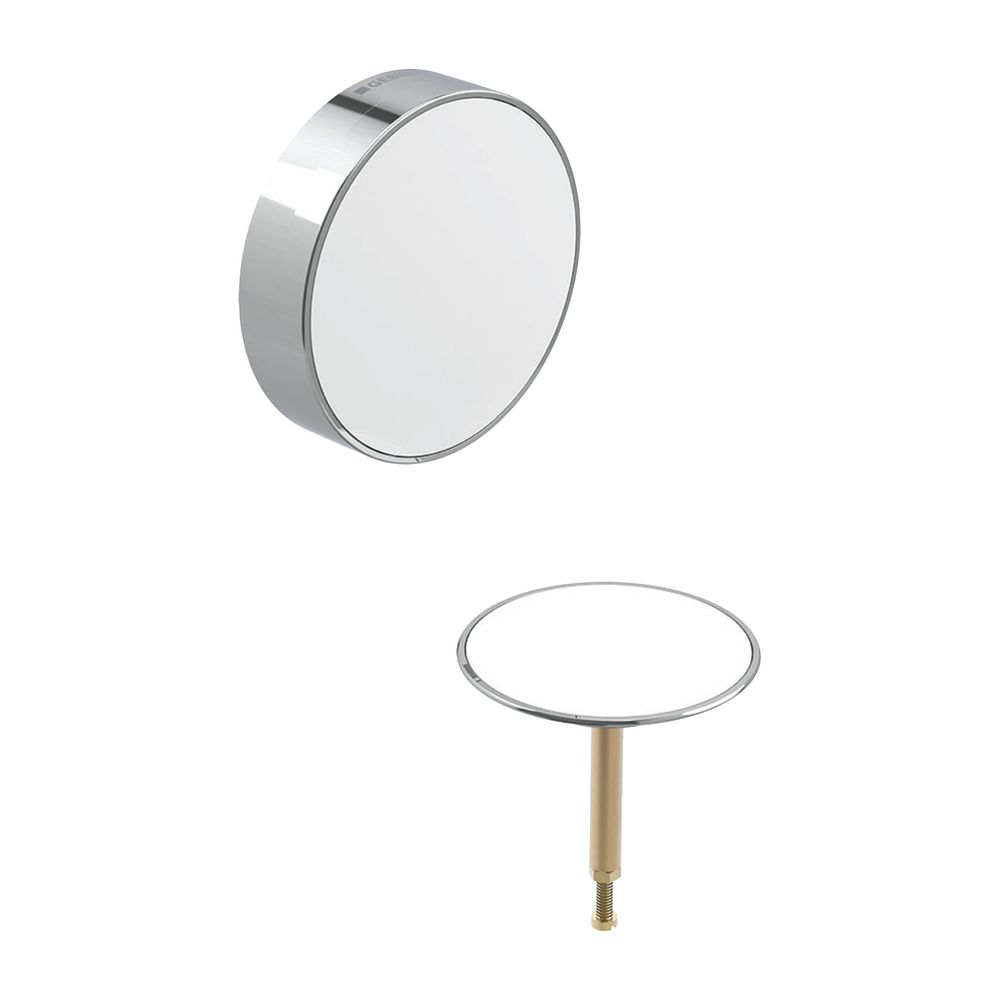 Geberit Split Fertigbauset für Badewannenablauf mit Drehbetätigung Weiß, Hochglanz v... GEBERIT-150300KJ1 4025410592071 (Abb. 2)
