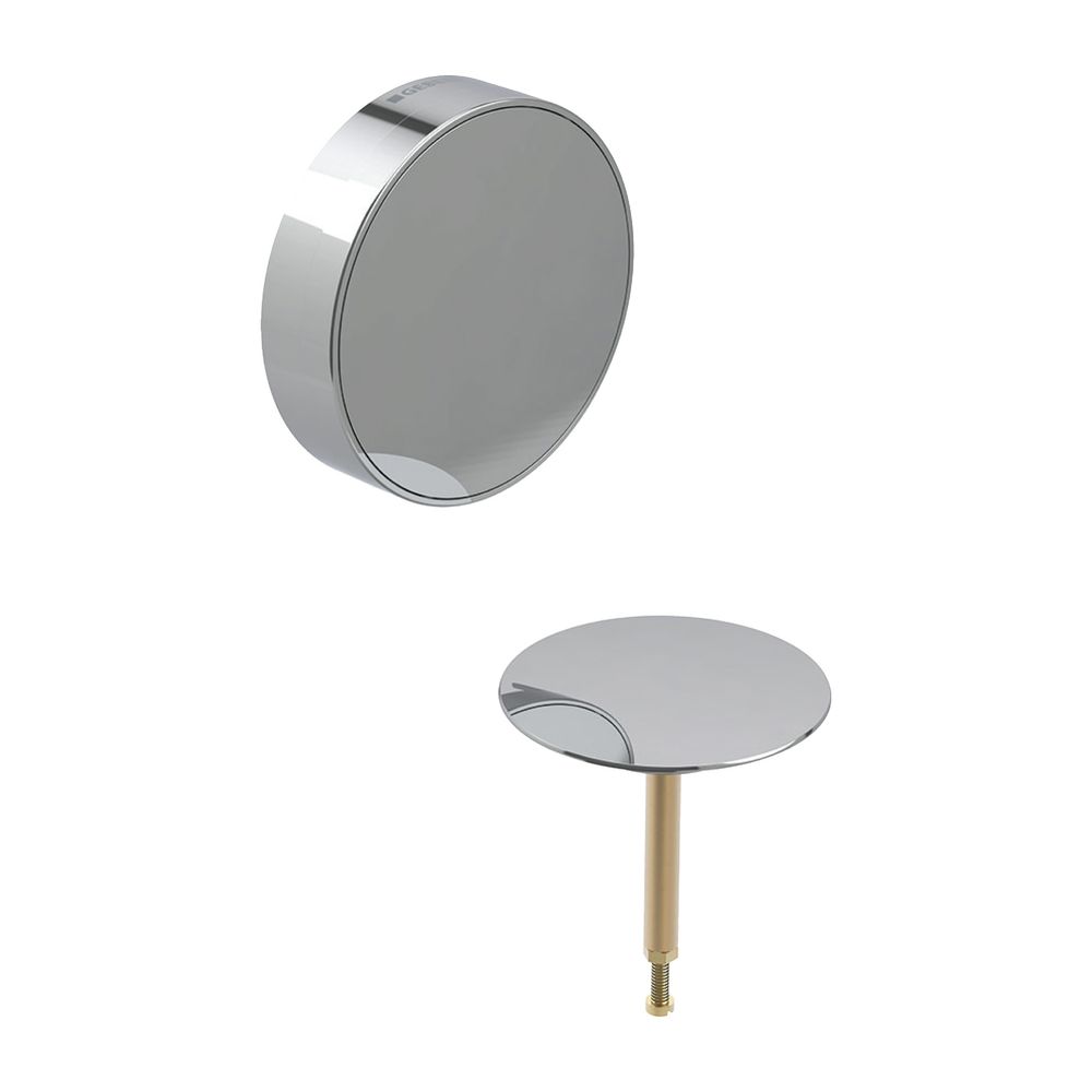 Geberit Split Fertigbauset für Badewannenablauf mit Drehbetätigung, Hochglanz verchr... GEBERIT-150300211 4025410592064 (Abb. 2)
