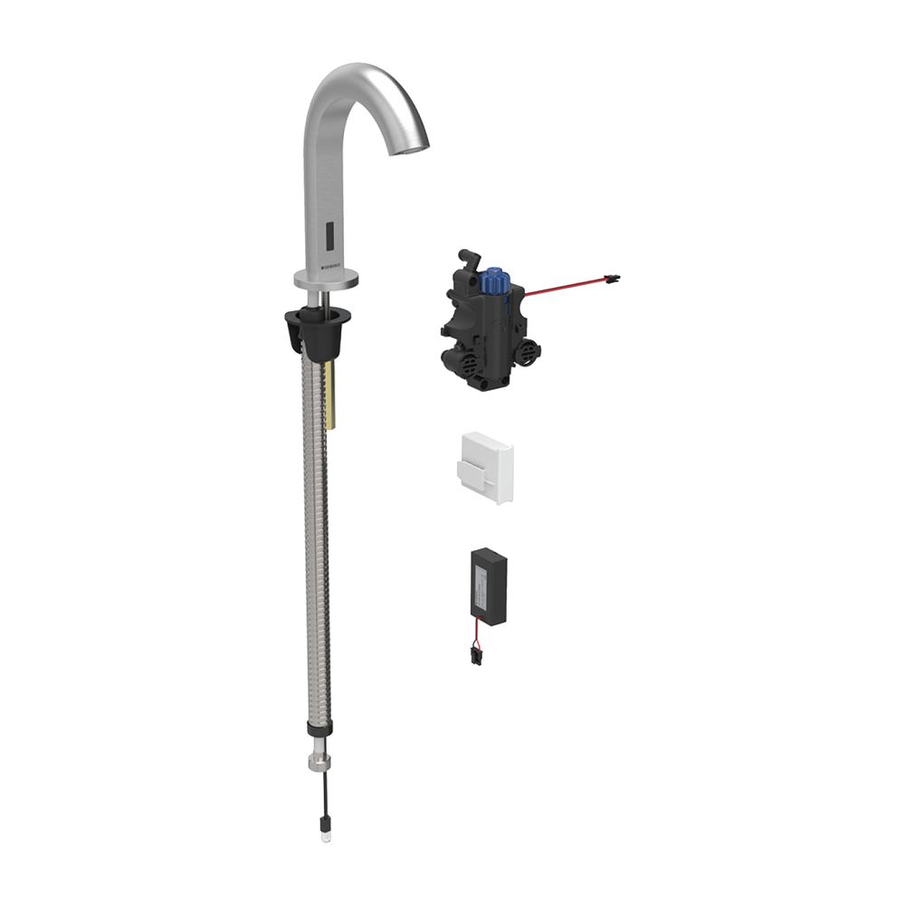 Geberit Piave Waschtischarmatur, Standmontage, Batteriebetrieb, für UP-Funktionsbox,... GEBERIT-116188SN1 4025410065001 (Abb. 2)
