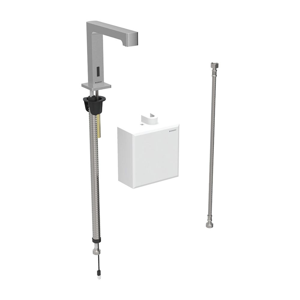 Geberit Brenta Waschtischarmatur, Standmontage, Batteriebetrieb, mit AP-Funktionsbox... GEBERIT-116173SN1 4025410064844 (Abb. 2)