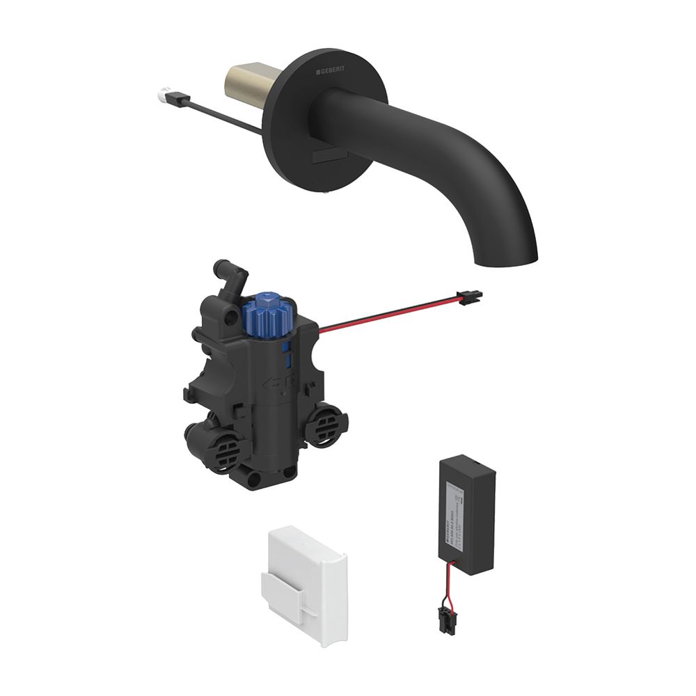 Geberit Piave Waschtischarmatur Wandmontage Batteriebetr. mit Thermostatmischer Läng... GEBERIT-116288141 4025410064356 (Abb. 2)