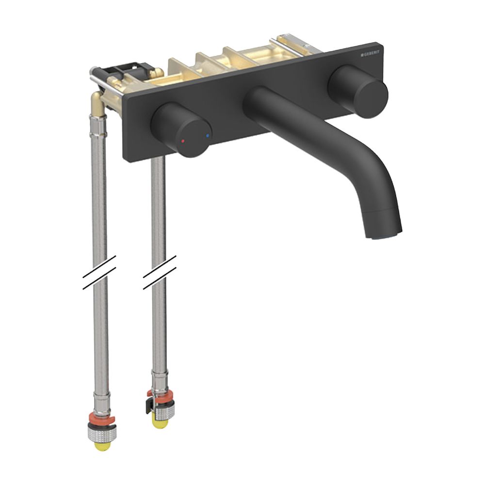 Geberit ONE Waschtischarmatur rundes Design, Wandmontage L 16,5cm Zweigriffmischer f... GEBERIT-116460141 4025410065612 (Abb. 2)