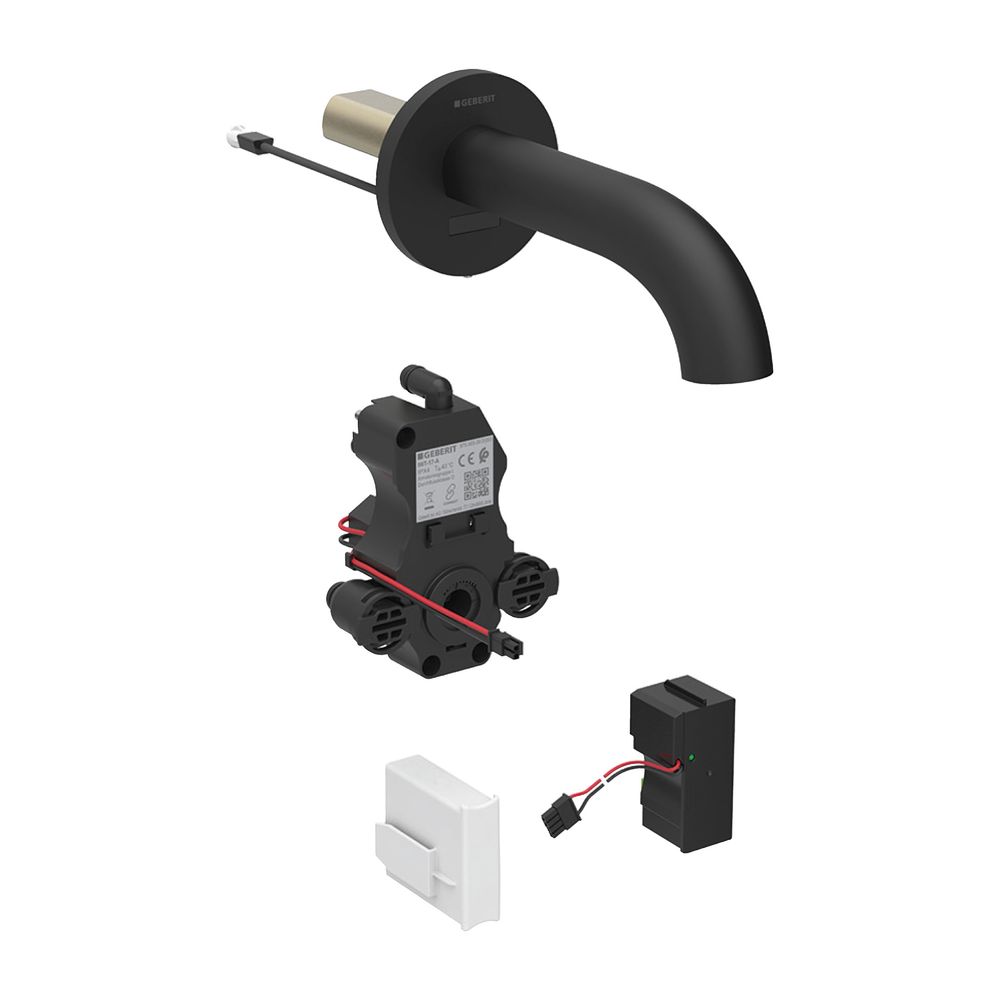 Geberit Piave Waschtischarmatur Wandmontage, Netzbetrieb, mit Mischer, Länge 17cm, M... GEBERIT-116262141 4025410064103 (Abb. 2)