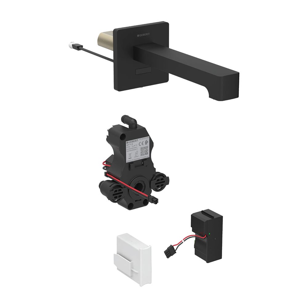 Geberit Brenta Waschtischarmatur Wandmontage, Netzbetrieb, mit Mischer, Länge 17cm, ... GEBERIT-116272141 4025410064196 (Abb. 2)