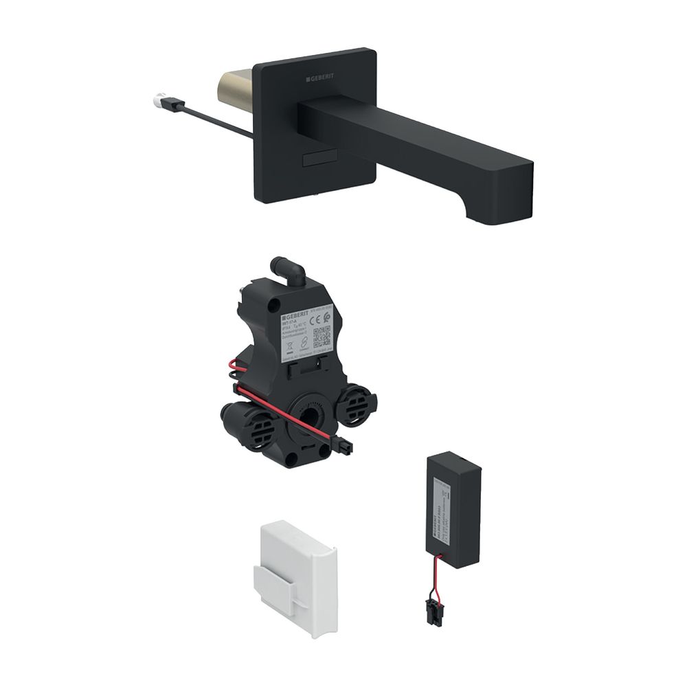 Geberit Brenta Waschtischarmatur Wandmontage, Batteriebetrieb, ohne Mischer, Länge 1... GEBERIT-116273141 4025410064219 (Abb. 2)