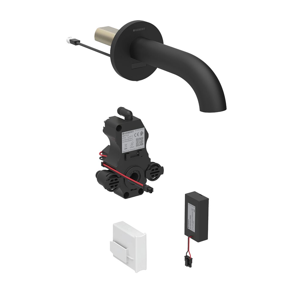 Geberit Piave Waschtischarmatur Wandmontage, Batteriebetrieb, mit Mischer, Länge 22c... GEBERIT-116284141 4025410064318 (Abb. 2)
